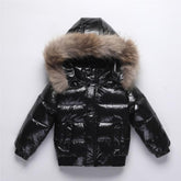 2023 Winter Down Jacket For Girl Real Fur Waterproof Shiny-TB01192-Veeddydropshipping
